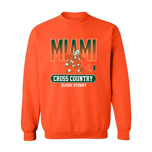 Miami - NCAA Women's Cross Country : Eloise Stuart - Classic Fashion Shersey Crewneck Sweatshirt-0