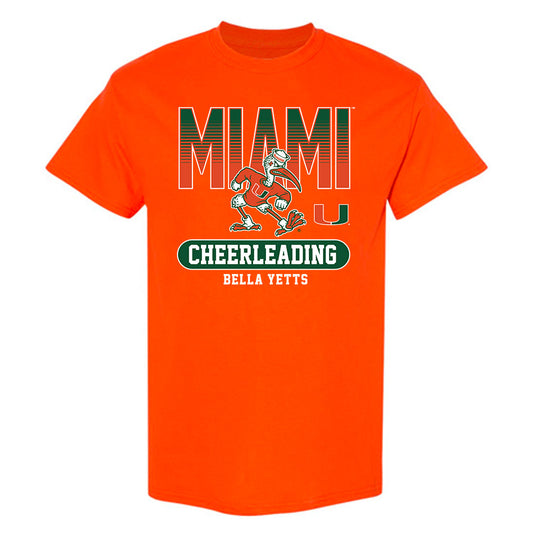 Miami - NCAA Cheerleading : Bella Yetts - Classic Fashion Shersey T-Shirt-0