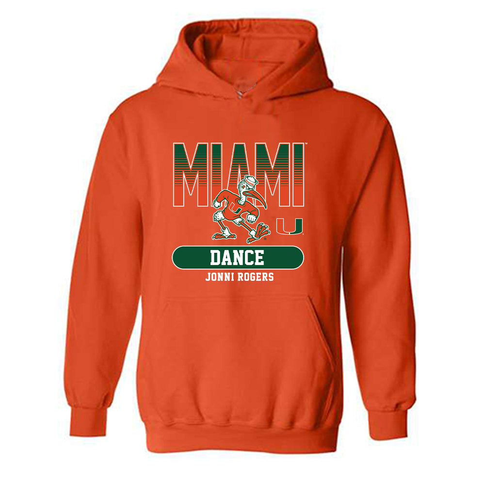 Miami - NCAA Dance Team : Jonni Rogers - Classic Fashion Shersey Hooded Sweatshirt-0