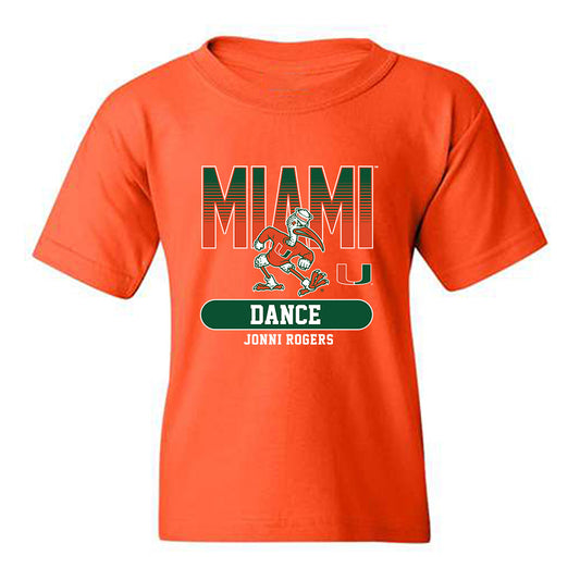 Miami - NCAA Dance Team : Jonni Rogers - Classic Fashion Shersey Youth T-Shirt-0