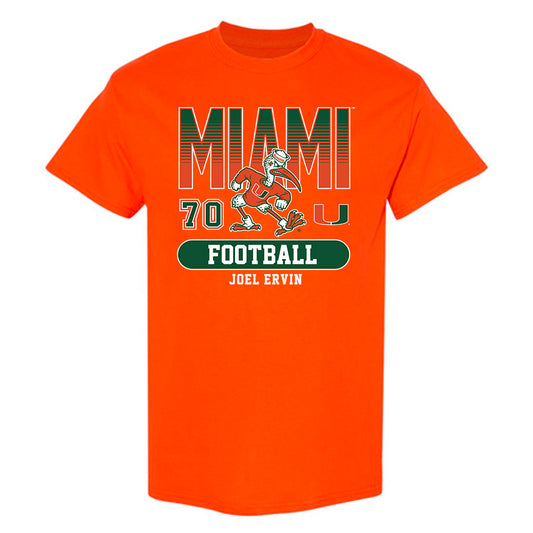 Miami - NCAA Football : Joel Ervin - Classic Fashion Shersey T-Shirt-0
