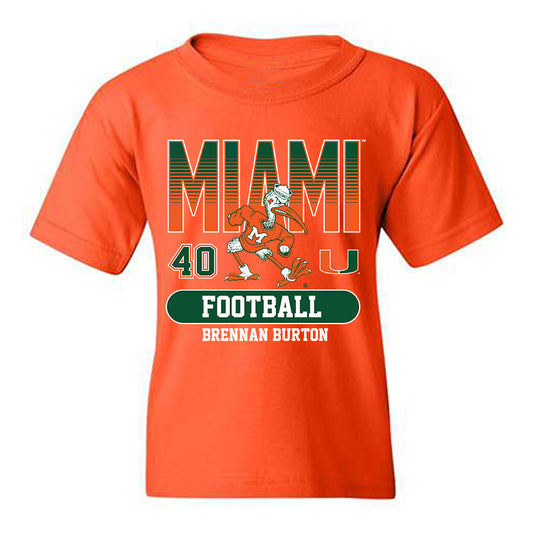 Miami - NCAA Football : Brennan Burton - Classic Fashion Shersey Youth T-Shirt-0