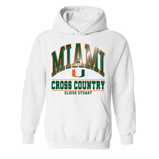 Miami - NCAA Women's Cross Country : Eloise Stuart - Classic Fashion Shersey Hooded Sweatshirt-0
