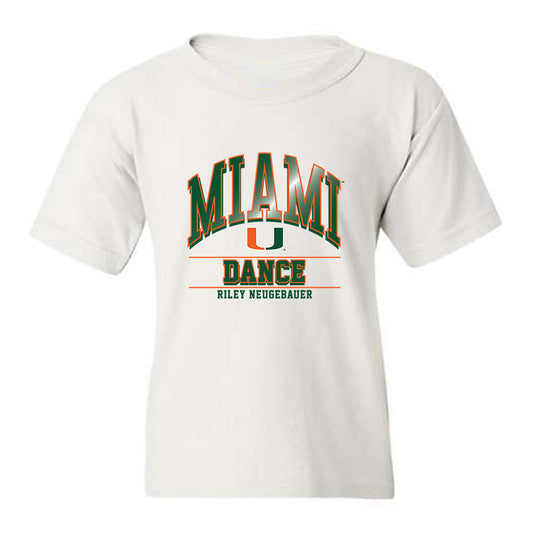 Miami - NCAA Dance Team : Riley Neugebauer - Classic Fashion Shersey Youth T-Shirt-0