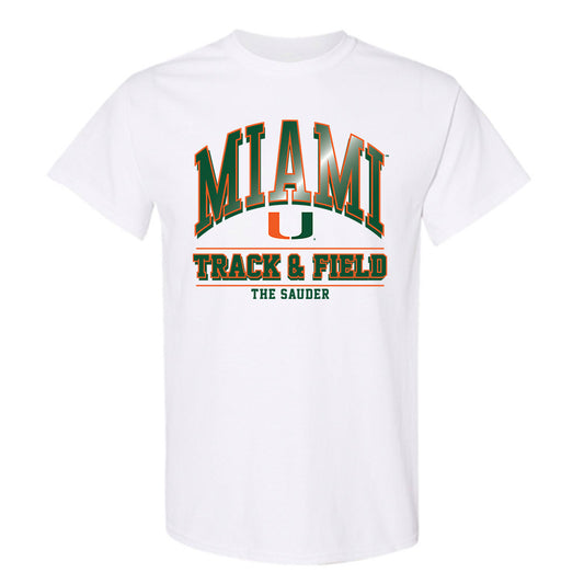 Miami - NCAA Men's Track & Field : The Sauder - Classic Fashion Shersey T-Shirt-0