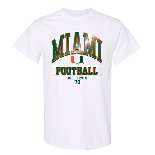 Miami - NCAA Football : Joel Ervin - Classic Fashion Shersey T-Shirt-0