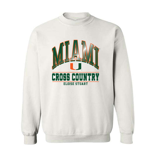 Miami - NCAA Women's Cross Country : Eloise Stuart - Classic Fashion Shersey Crewneck Sweatshirt-0