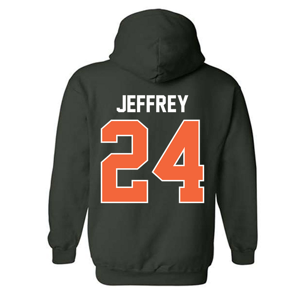 Miami - NCAA Baseball : Donavan Jeffrey - Sports Shersey Hooded Sweatshirt-1
