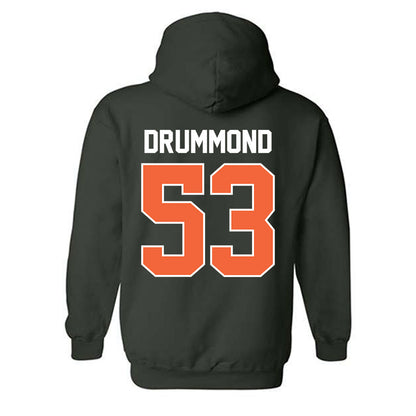 Miami - NCAA Baseball : Lj Drummond - Sports Shersey Hooded Sweatshirt-1
