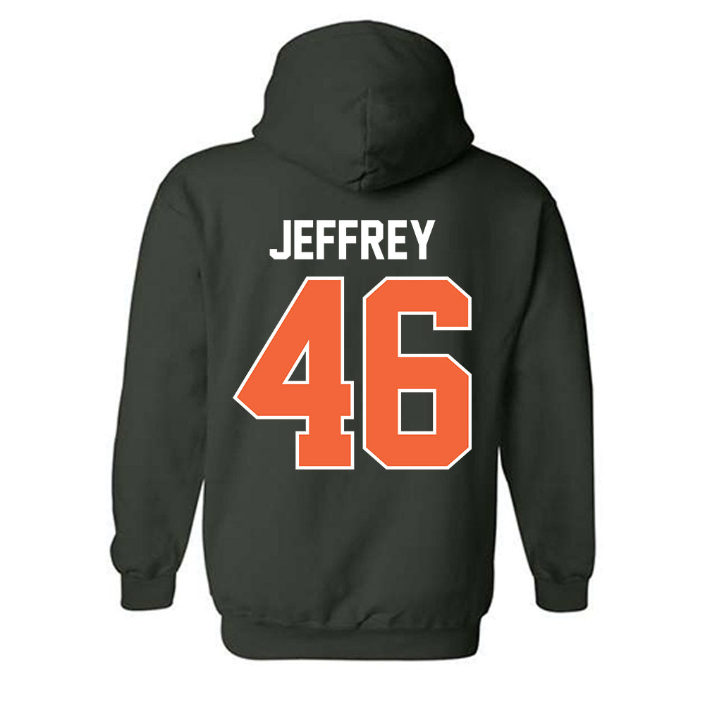 Miami - NCAA Baseball : Donavan Jeffrey - Sports Shersey Hooded Sweatshirt-1