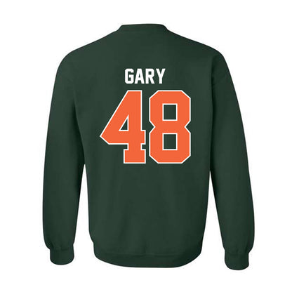 Miami - NCAA Baseball : Bennett Gary - Sports Shersey Crewneck Sweatshirt-1