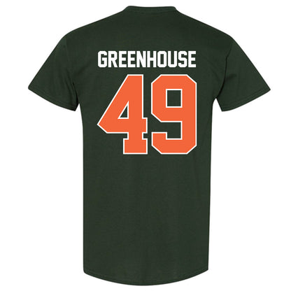 Miami - NCAA Baseball : Mason Greenhouse - Sports Shersey T-Shirt-1