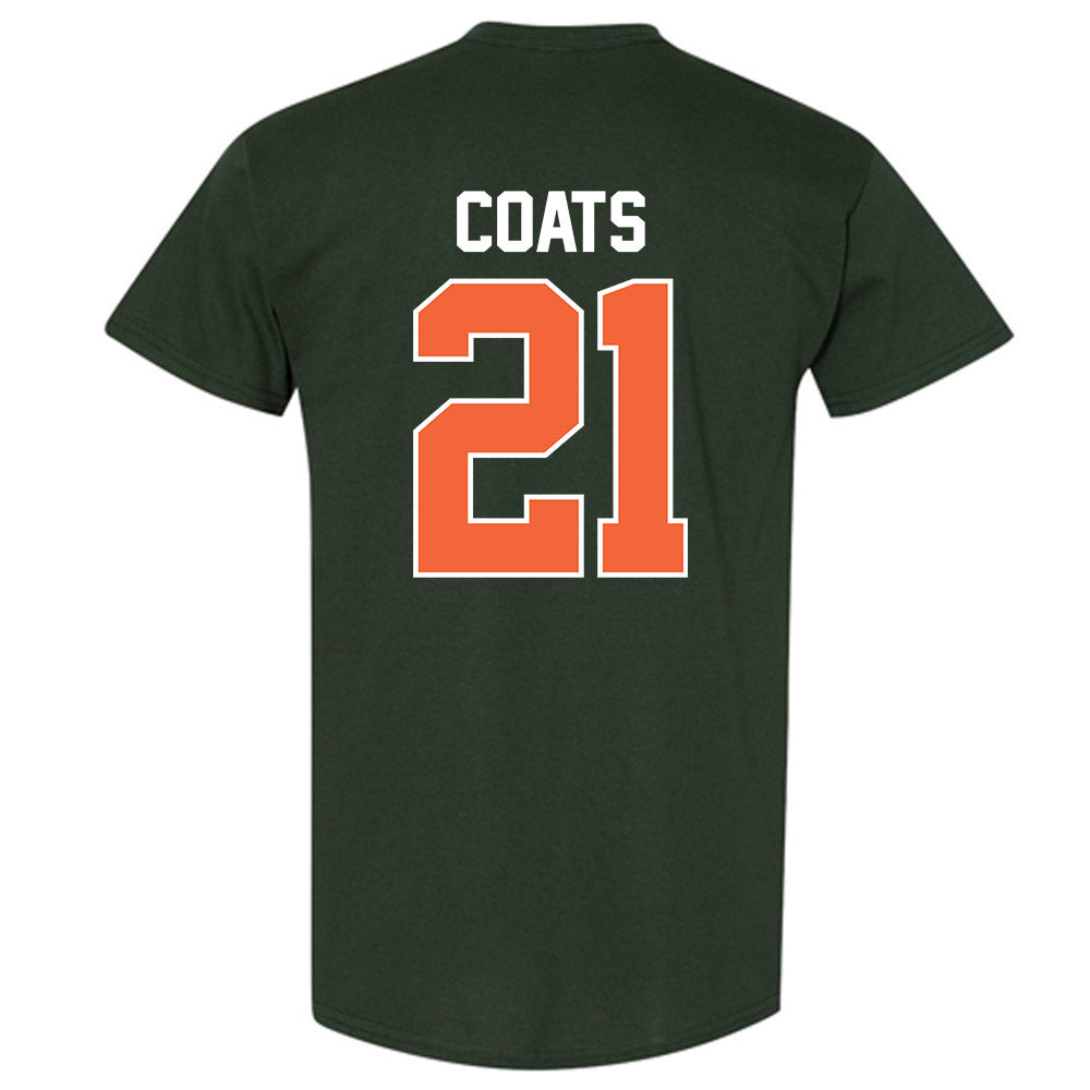 Miami - NCAA Baseball : TJ Coats - Sports Shersey T-Shirt-1