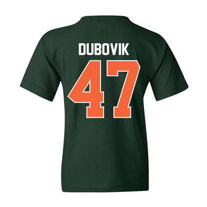 Miami - NCAA Baseball : Dylan Dubovik - Sports Shersey Youth T-Shirt-1