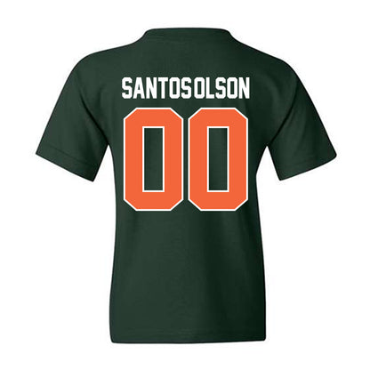 Miami - NCAA Baseball : Sebastian Santos-Olson - Sports Shersey Youth T-Shirt-1