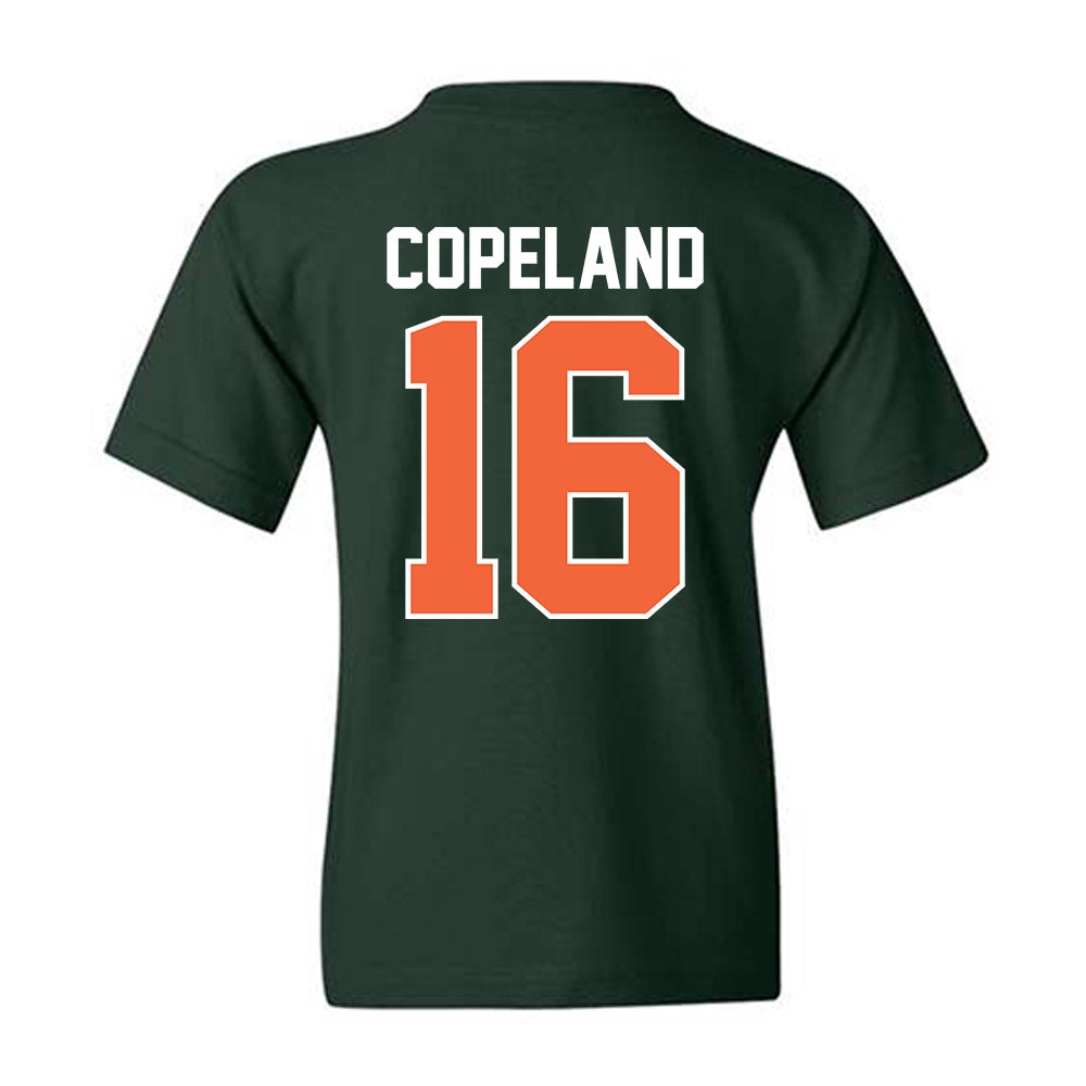 Miami - NCAA Baseball : Cian Copeland - Sports Shersey Youth T-Shirt-1
