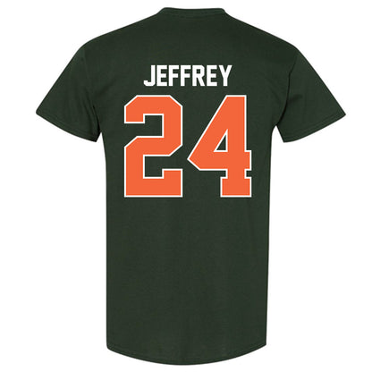 Miami - NCAA Baseball : Donavan Jeffrey - Sports Shersey T-Shirt-1