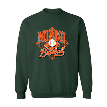 Miami - NCAA Baseball : Max Galvin - Sports Shersey Crewneck Sweatshirt-0