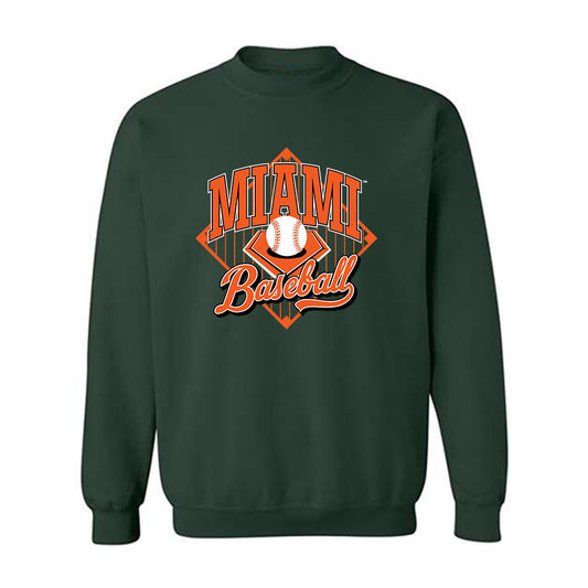 Miami - NCAA Baseball : Jailen Watkins - Sports Shersey Crewneck Sweatshirt-0