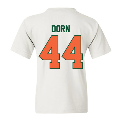 Miami - NCAA Baseball : Jake Dorn - Sports Shersey Youth T-Shirt-1