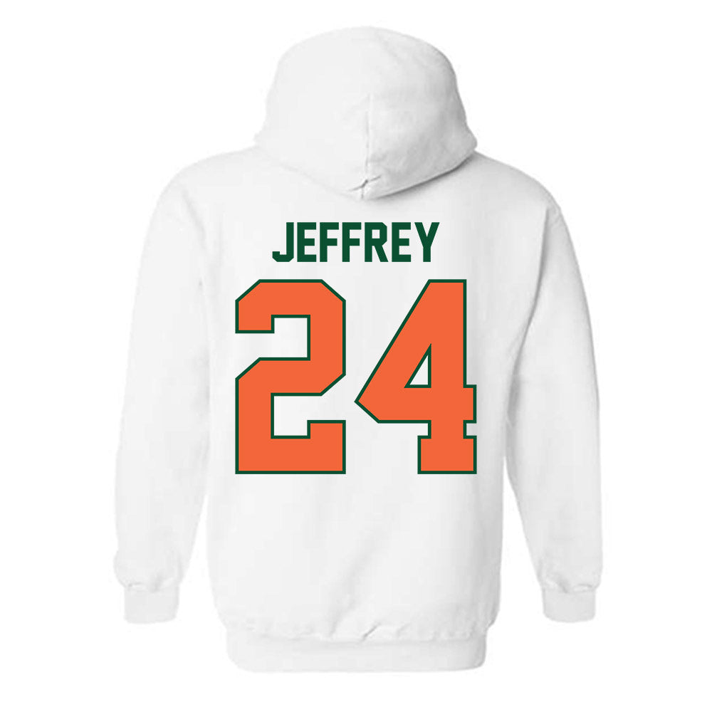Miami - NCAA Baseball : Donavan Jeffrey - Sports Shersey Hooded Sweatshirt-1