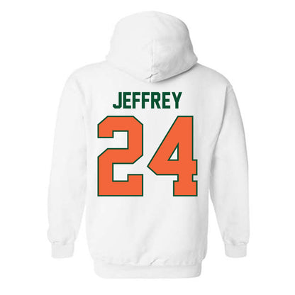 Miami - NCAA Baseball : Donavan Jeffrey - Sports Shersey Hooded Sweatshirt-1