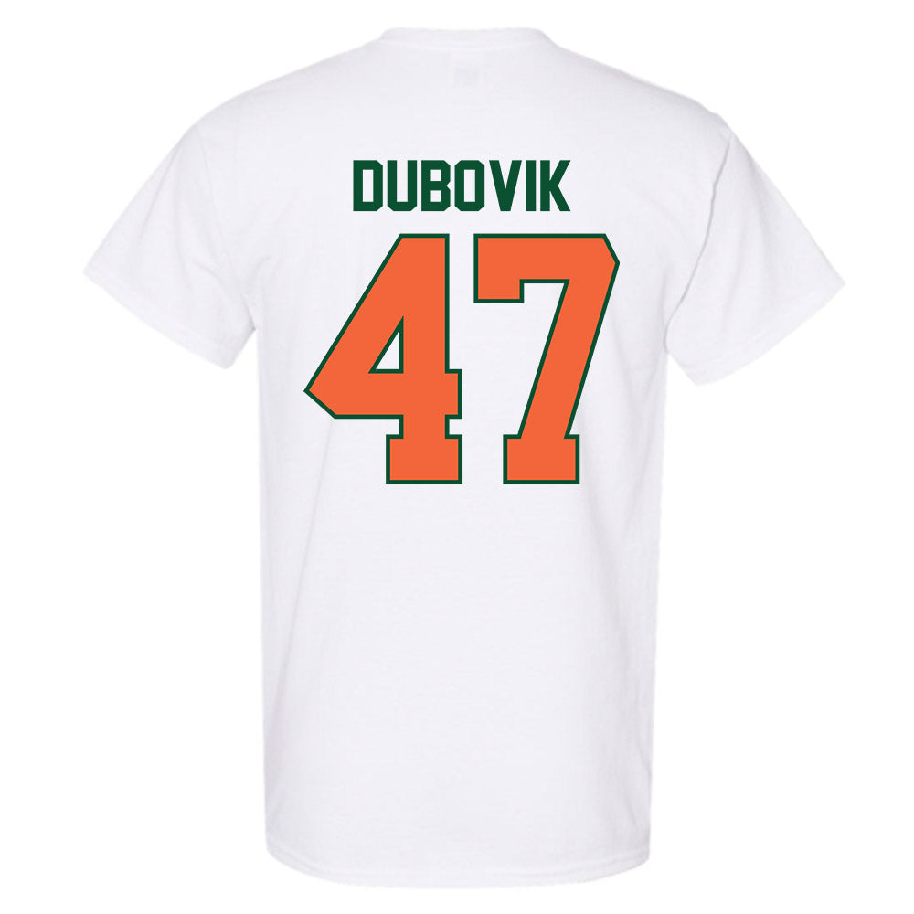 Miami - NCAA Baseball : Dylan Dubovik - Sports Shersey T-Shirt-1