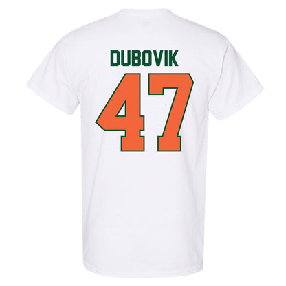 Miami - NCAA Baseball : Dylan Dubovik - Sports Shersey T-Shirt-1