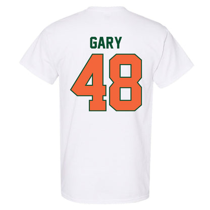 Miami - NCAA Baseball : Bennett Gary - Sports Shersey T-Shirt-1