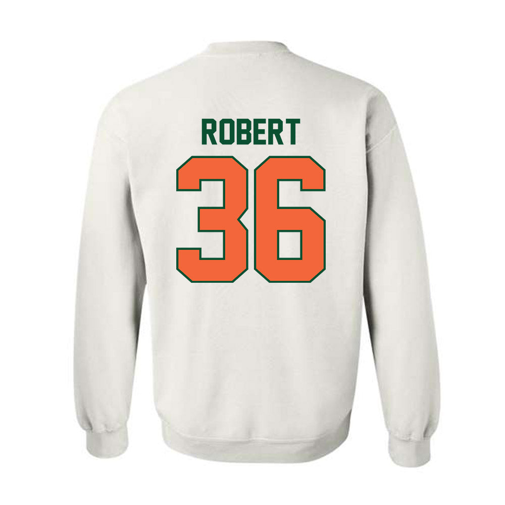 Miami - NCAA Baseball : Nick Robert - Sports Shersey Crewneck Sweatshirt-1