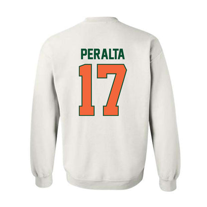 Miami - NCAA Baseball : Fabio Peralta - Sports Shersey Crewneck Sweatshirt-1