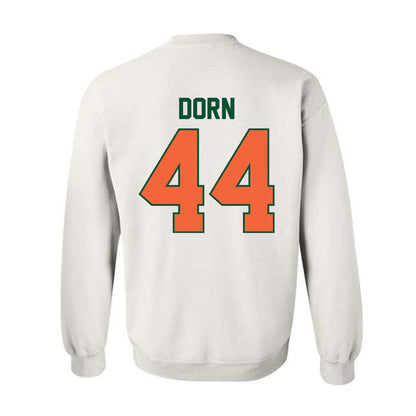 Miami - NCAA Baseball : Jake Dorn - Sports Shersey Crewneck Sweatshirt-1
