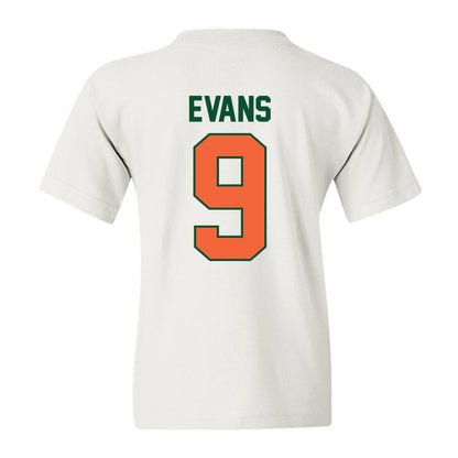 Miami - NCAA Baseball : Rob Evans - Sports Shersey Youth T-Shirt-1