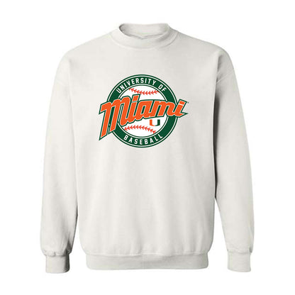 Miami - NCAA Baseball : Michael Torres - Sports Shersey Crewneck Sweatshirt-0