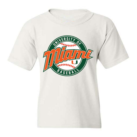 Miami - NCAA Baseball : Jailen Watkins - Sports Shersey Youth T-Shirt-0