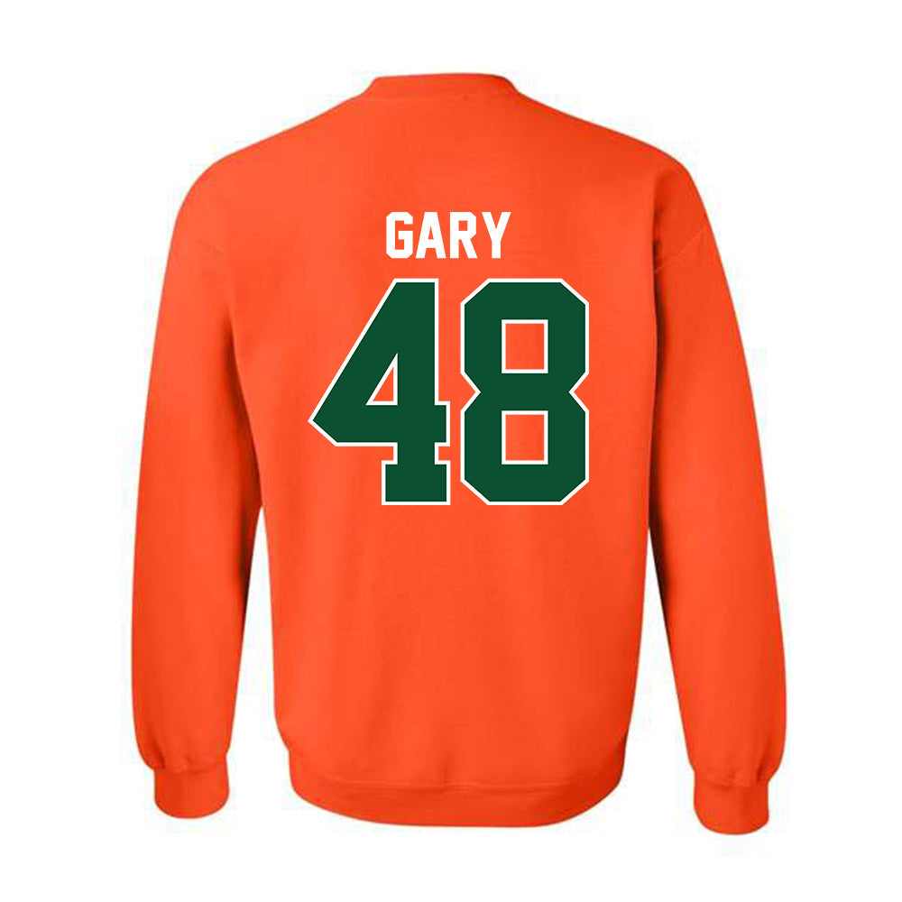 Miami - NCAA Baseball : Bennett Gary - Sports Shersey Crewneck Sweatshirt-1