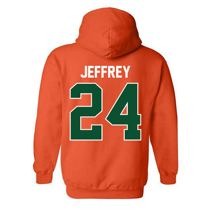 Miami - NCAA Baseball : Donavan Jeffrey - Sports Shersey Hooded Sweatshirt-1
