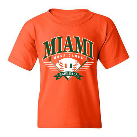 Miami - NCAA Baseball : Fabio Peralta - Sports Shersey Youth T-Shirt-0