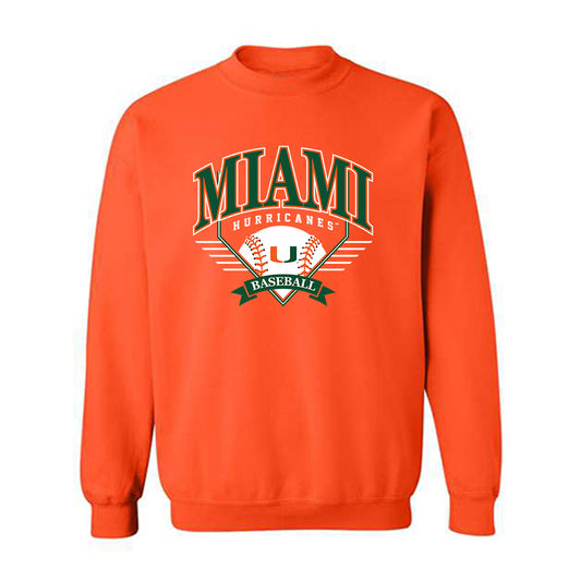 Miami - NCAA Baseball : Nick Robert - Sports Shersey Crewneck Sweatshirt-0