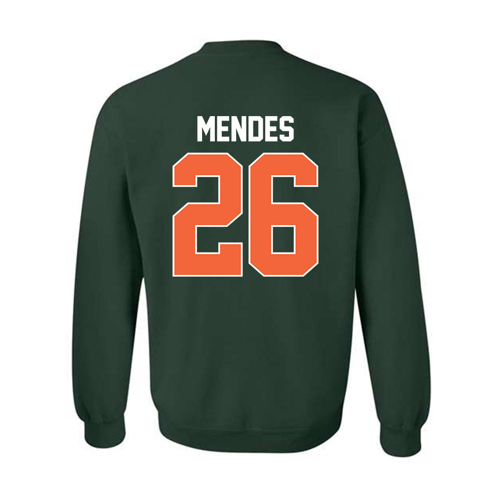 Miami - NCAA Women's Basketball : Dayana Mendes - Sports Shersey Crewneck Sweatshirt-1