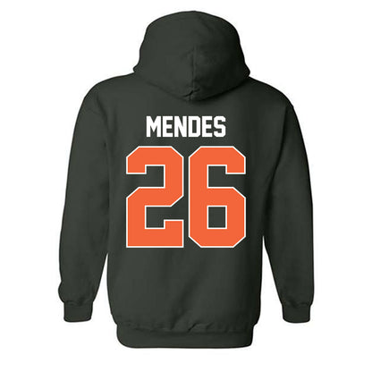 Miami - NCAA Women's Basketball : Dayana Mendes - Sports Shersey Hooded Sweatshirt-1