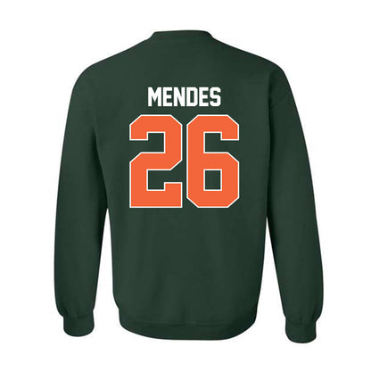 Miami - NCAA Women's Basketball : Dayana Mendes - Sports Shersey Crewneck Sweatshirt-1