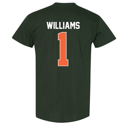 Miami - NCAA Women's Basketball : Cameron Williams - Sports Shersey T-Shirt-1