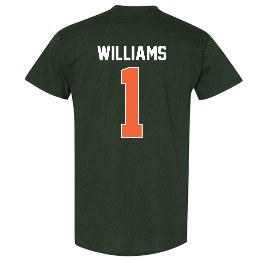 Miami - NCAA Women's Basketball : Camille Williams - Sports Shersey T-Shirt-1