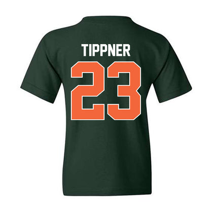 Miami - NCAA Women's Basketball : Meredith Tippner - Sports Shersey Youth T-Shirt-1