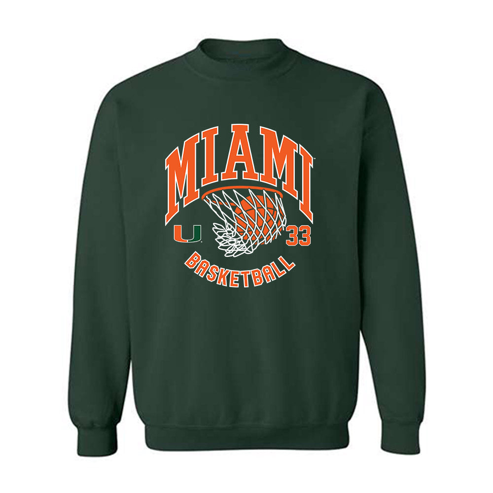 Miami - NCAA Women's Basketball : Amarachi Kimpson - Sports Shersey Crewneck Sweatshirt-0