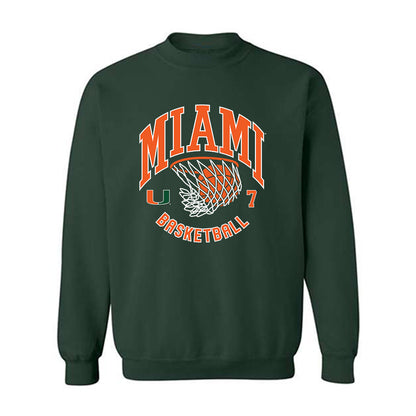 Miami - NCAA Men's Basketball : Shelton Henderson - Sports Shersey Crewneck Sweatshirt-0