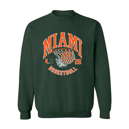 Miami - NCAA Women's Basketball : Dayana Mendes - Sports Shersey Crewneck Sweatshirt-0