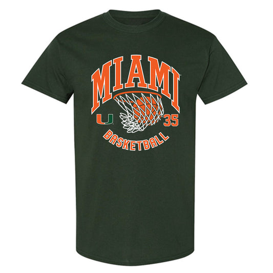 Miami - NCAA Men's Basketball : Dante Allen - Sports Shersey T-Shirt-0