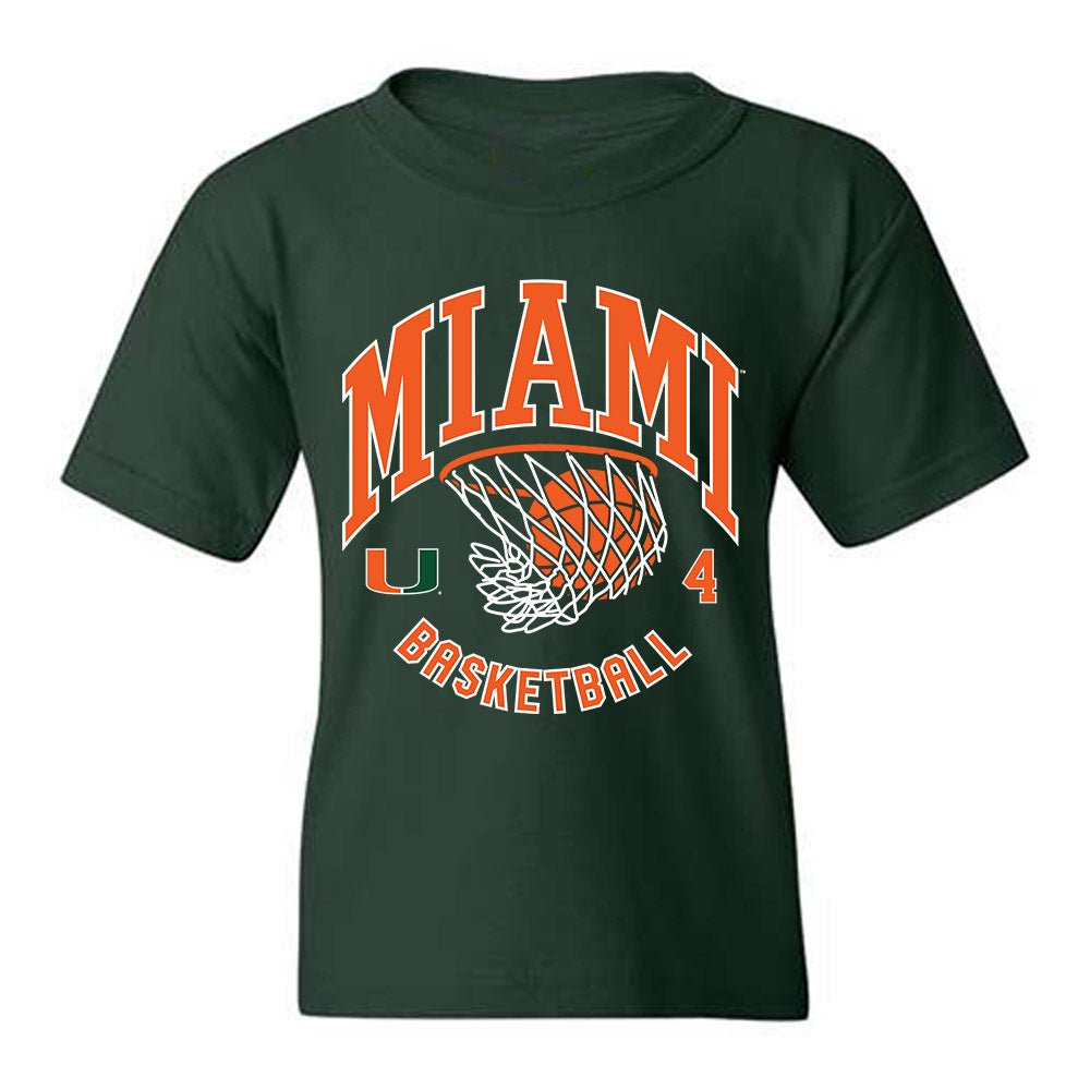 Miami - NCAA Men's Basketball : Marcus Allen - Sports Shersey Youth T-Shirt-0